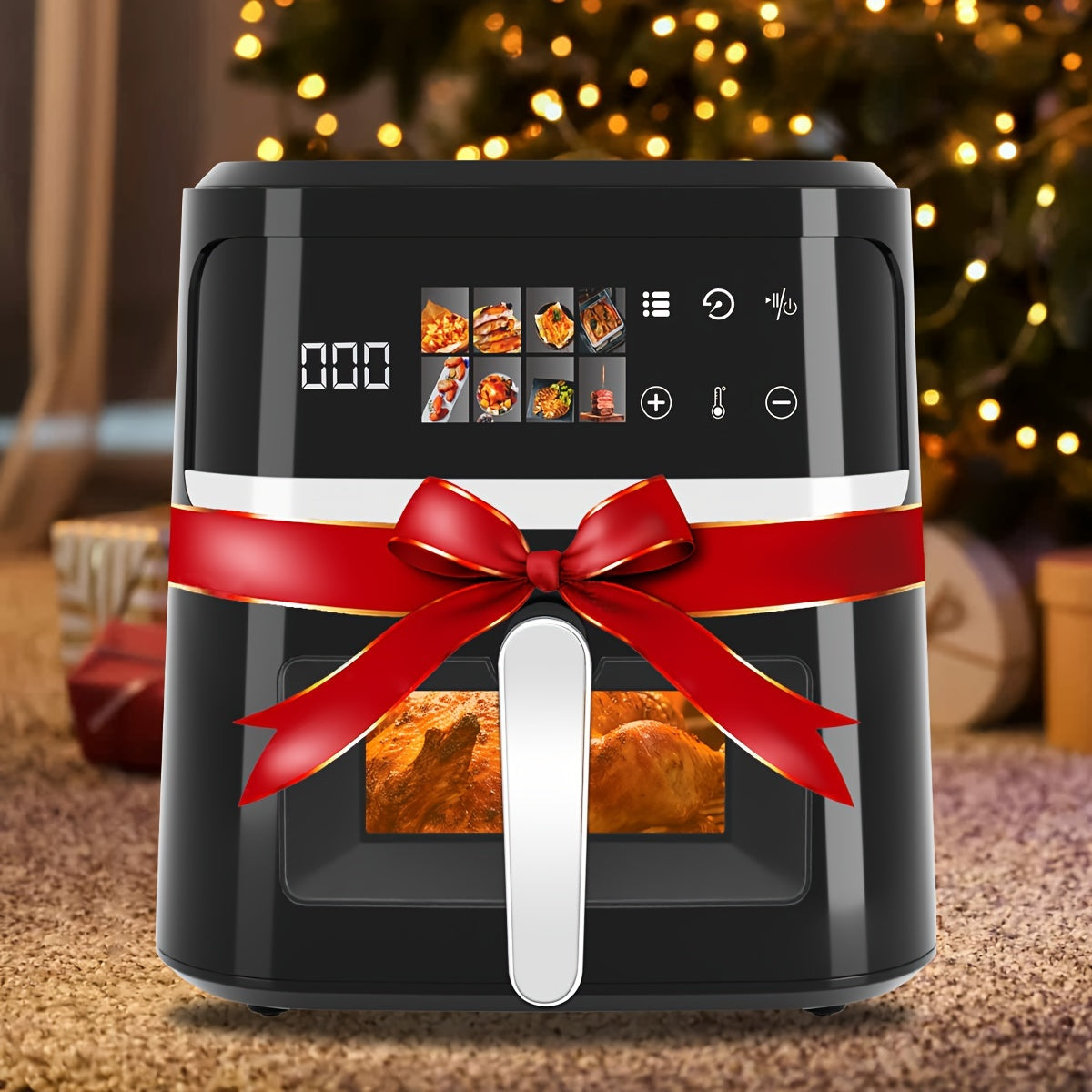 Eight Point Five Quart Air Fryer With Smart Programs LCD