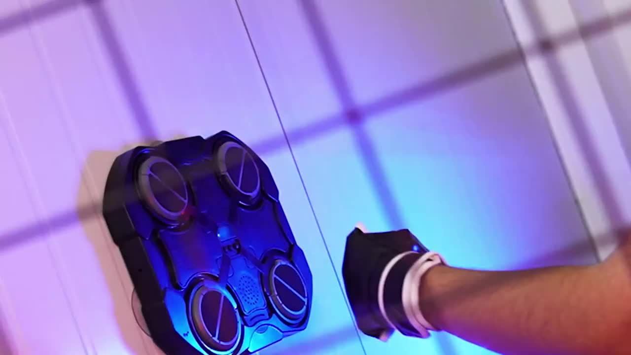 Music Boxing Machine 2 Upgrade Wall Mounted Home Gym Kids