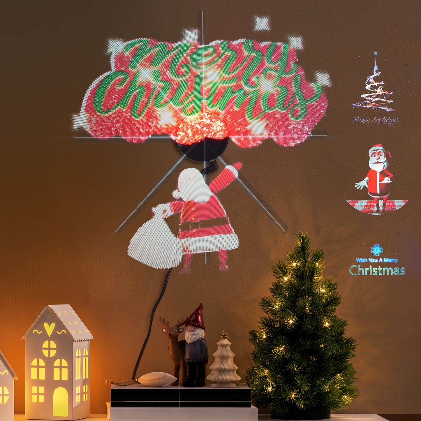 52cm 3D Hologram Fan Projector Advertising Display
