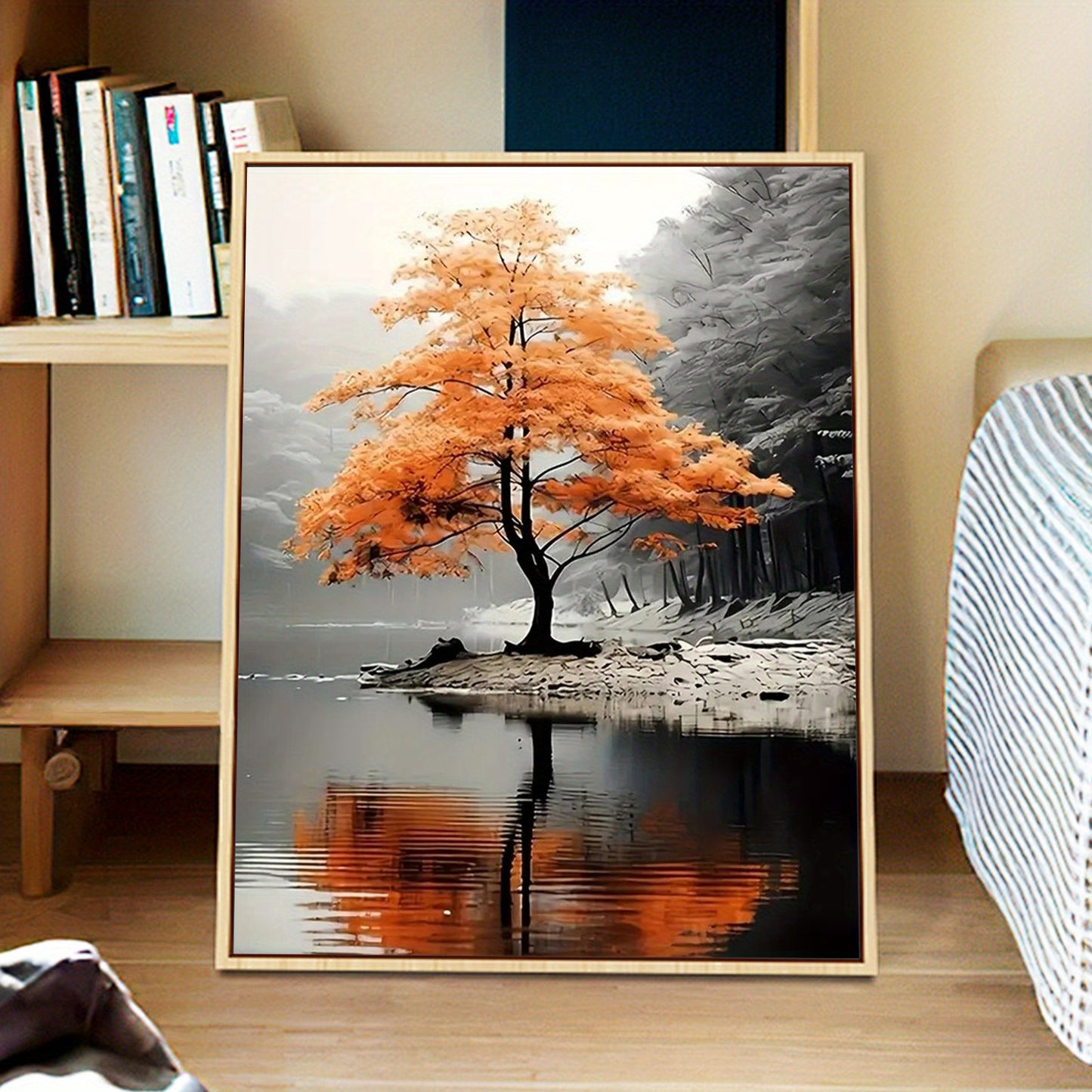 Tree Paint By Numbers Kit For Adults 16x20 Inch Acrylic Art
