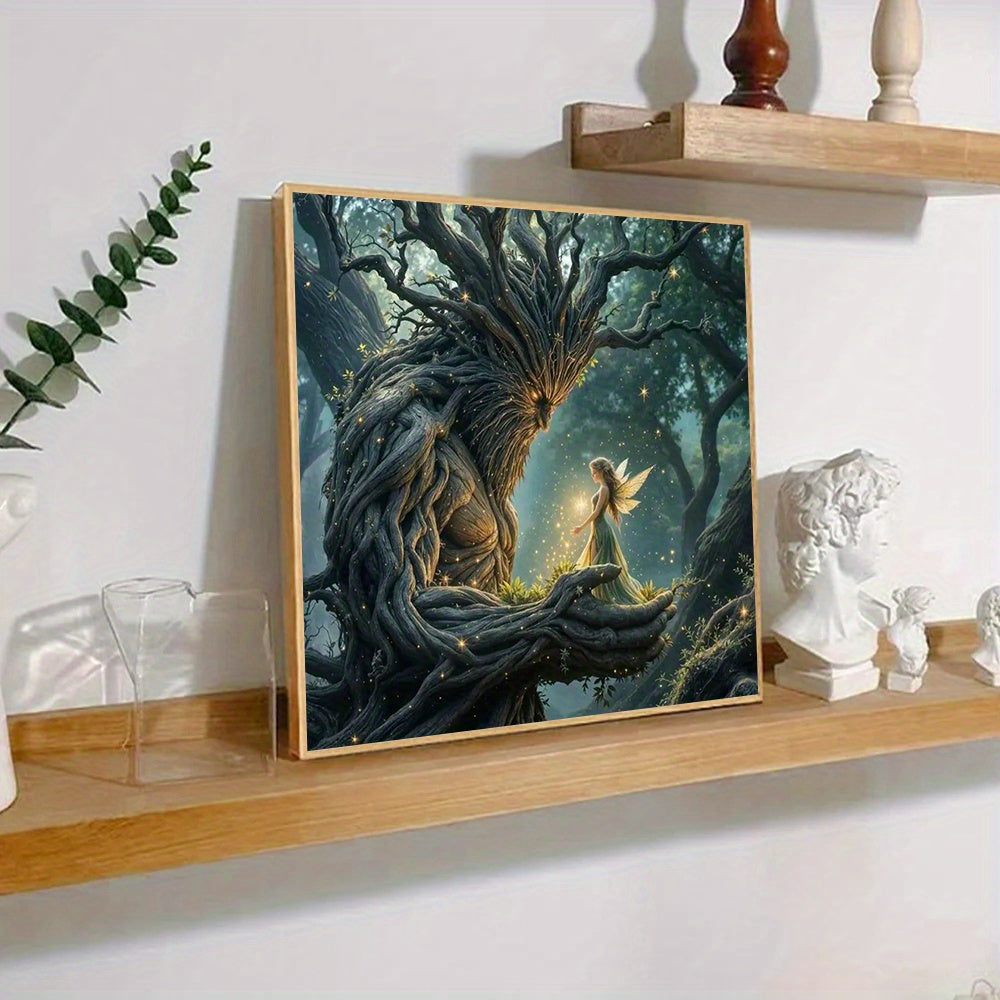 Enchanted Forest Paint By Numbers Kit Glowing Tree Fairy