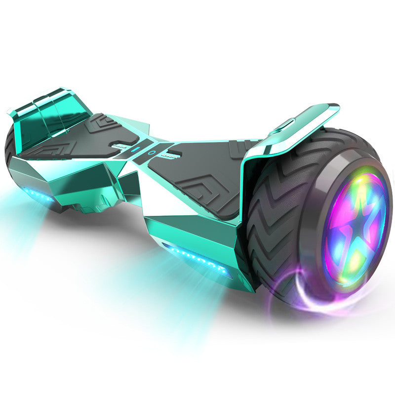 Bluetooth Hoverboard Chrome Wheel LED Lights Self Balancing