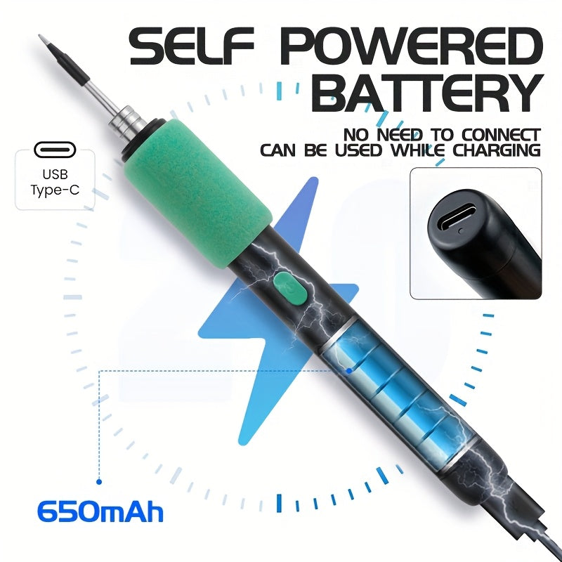 Mini USB Soldering Iron Kit With Adjustable Temperature