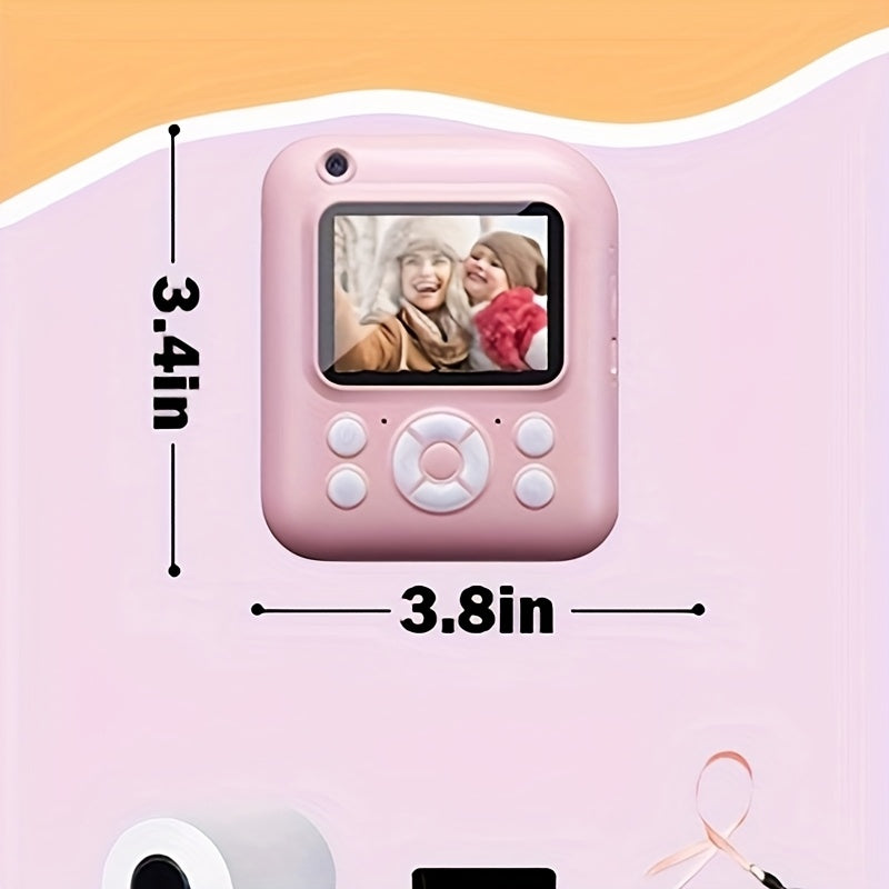 3 In 1 Instant Camera With Printer Game Console For Kids