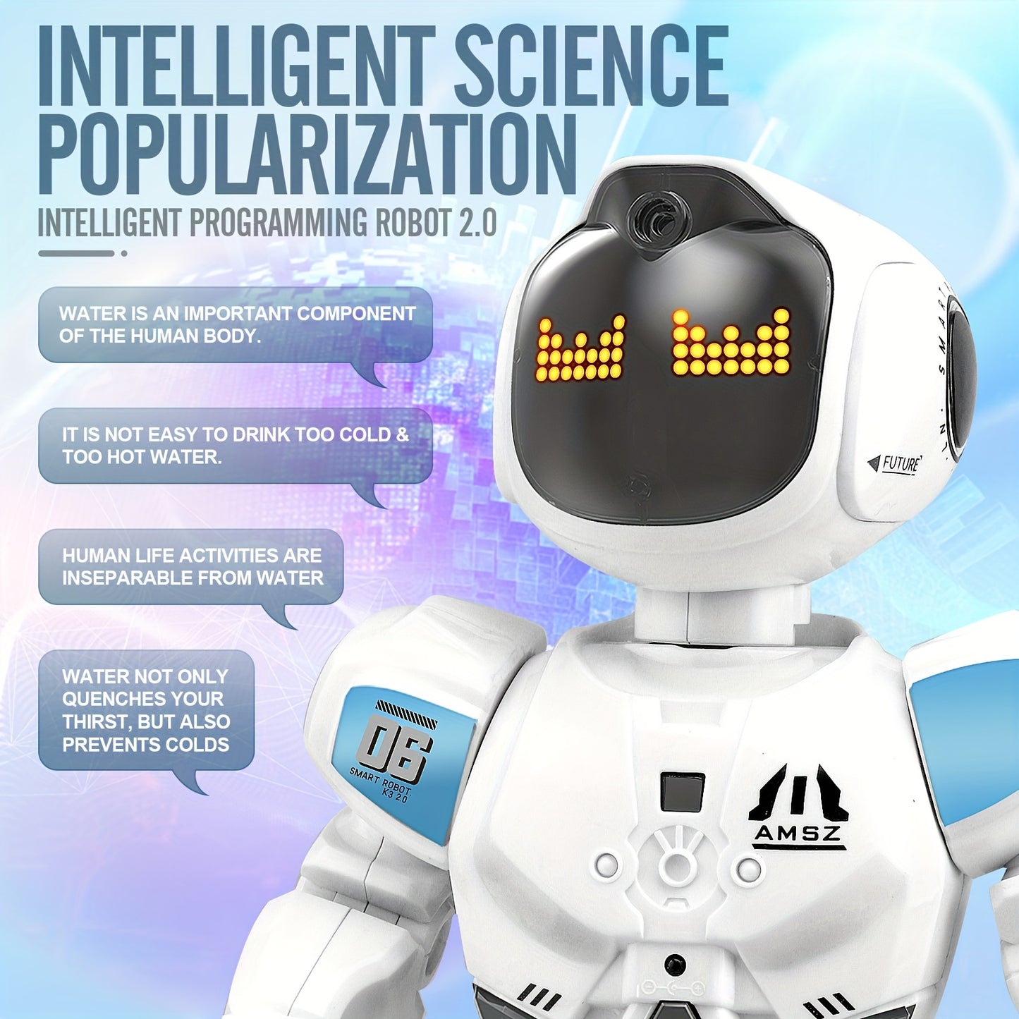 Interactive Gesture Sensing RC Robot for Kids Ages 5-12