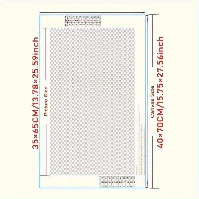 Large 5D Diamond Painting Kit Lake Sunset Forest Scene Art