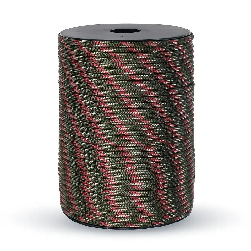 9 Core Heavy Duty Rope 4mm 1968 Inch Black Survival Cord