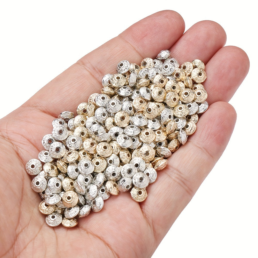 100 Pieces 6mm Oval Shaped CCB Beads for DIY Jewelry Making