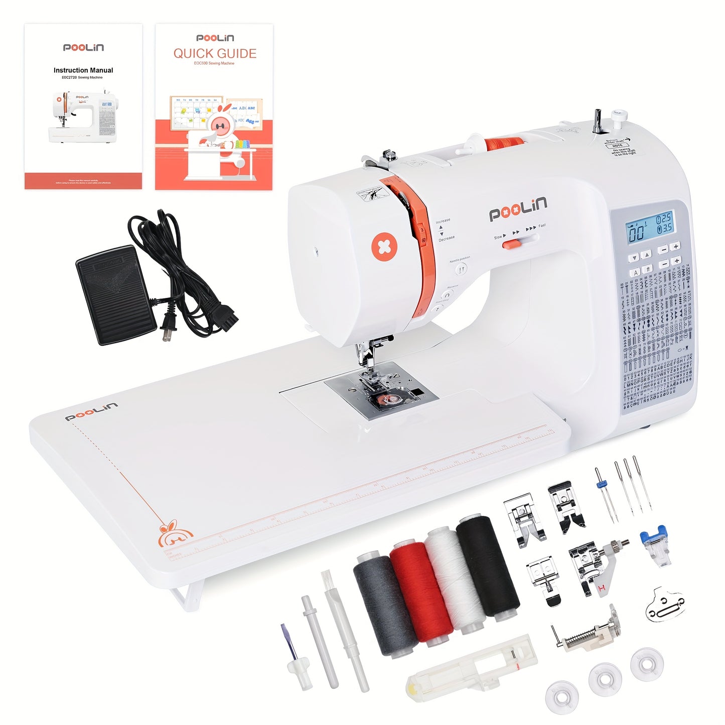 POOLIN EOC2720 Computerized Sewing Machine - 293 Stitches