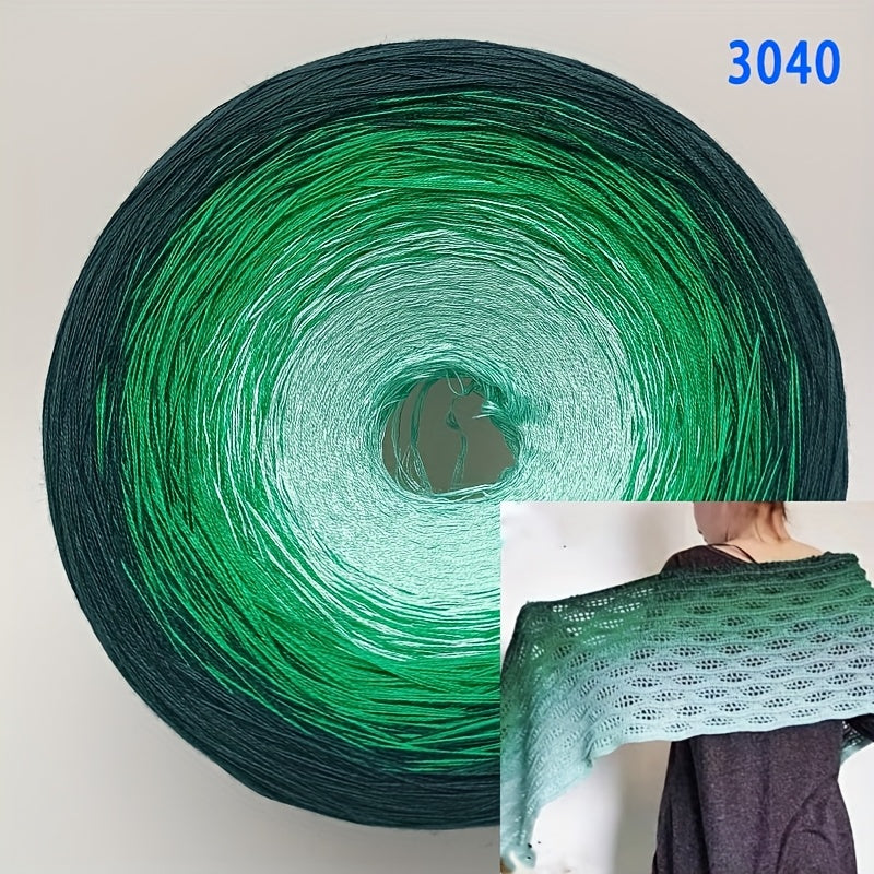 Hand Spun Gradient Cake Cotton Yarn Ombre 300g For Crochet