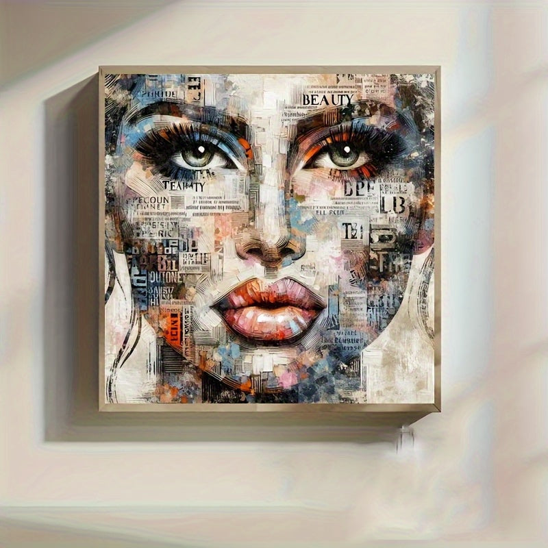 Round Diamond Art Kit Mosaic Wall Art Craft Set For Home