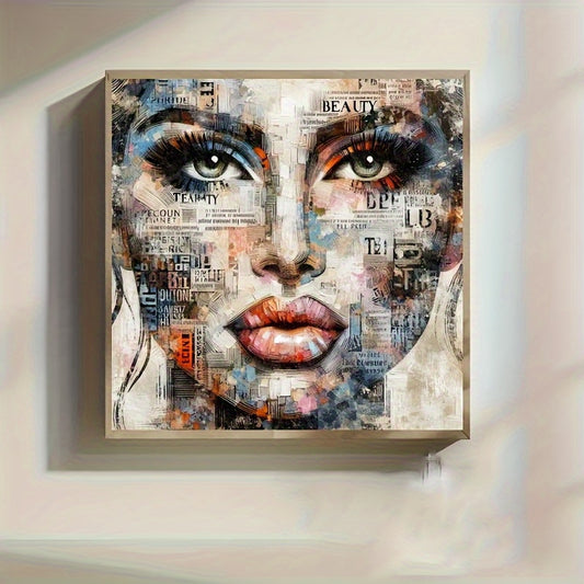 Round Diamond Art Kit Mosaic Wall Art Craft Set For Home