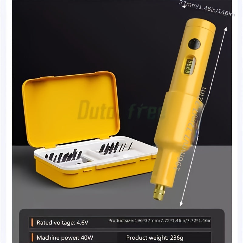 Electric Wood Carving Tool With 20 Blades Pro Grade