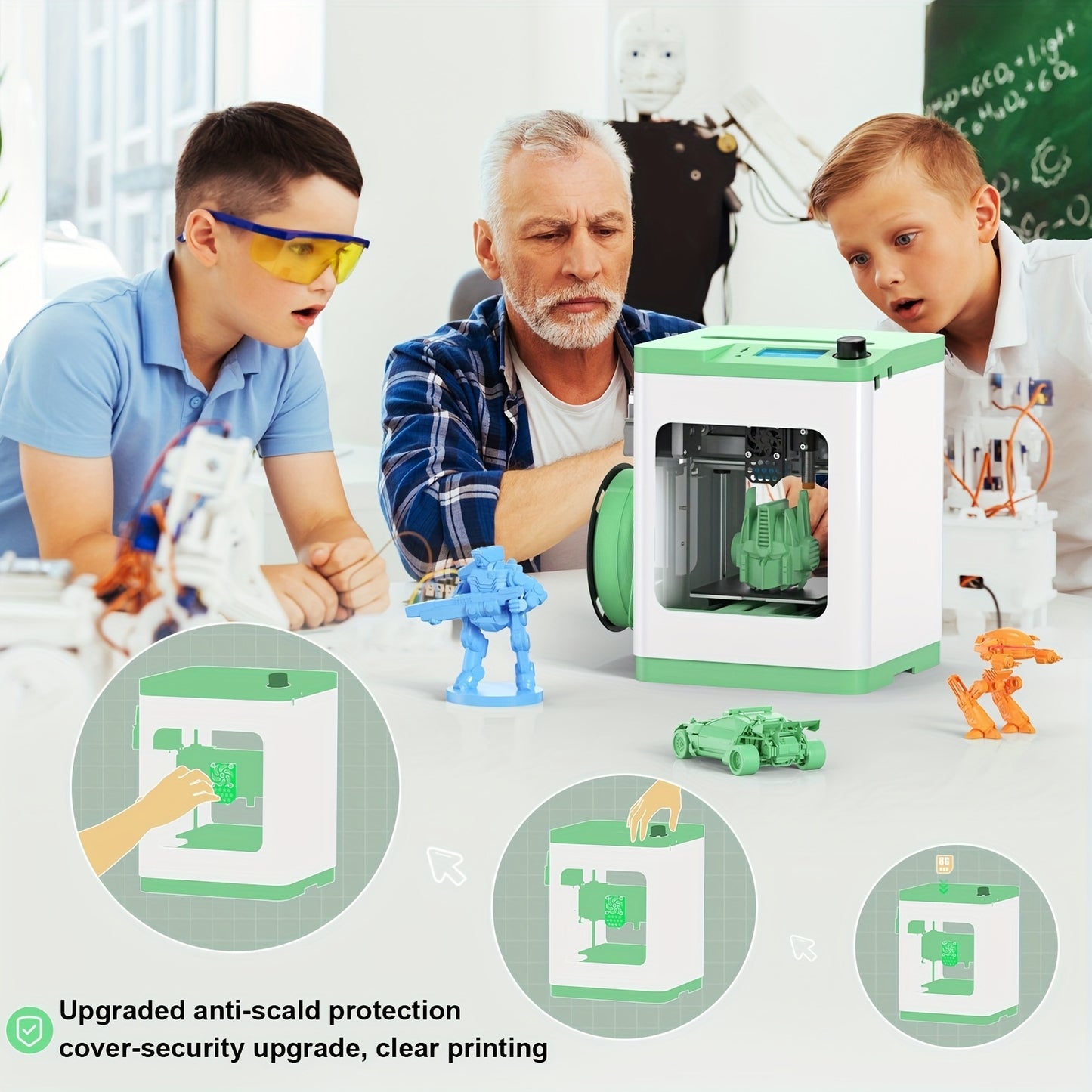 Tina2S 3D Printer With WiFi Cloud Printing Compact Design