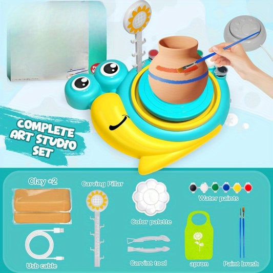 DIY Pottery Kit For Beginners Air Dry Clay Painting Gift