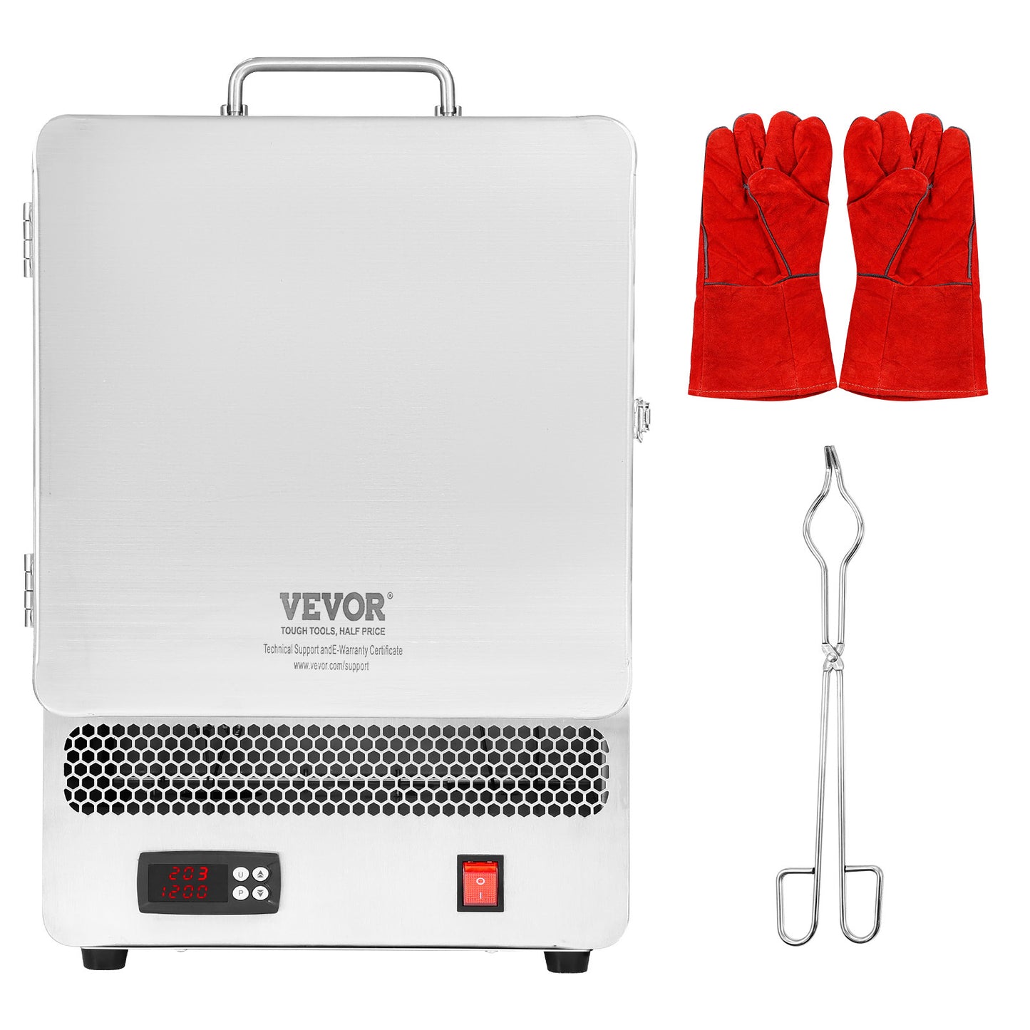 VEVOR Electric Kiln 1500W Desktop Wax Casting Kiln