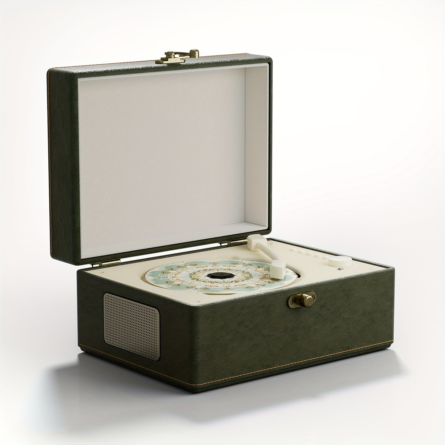 Yintiny Box Style CD Player With Built In Speakers Wireless