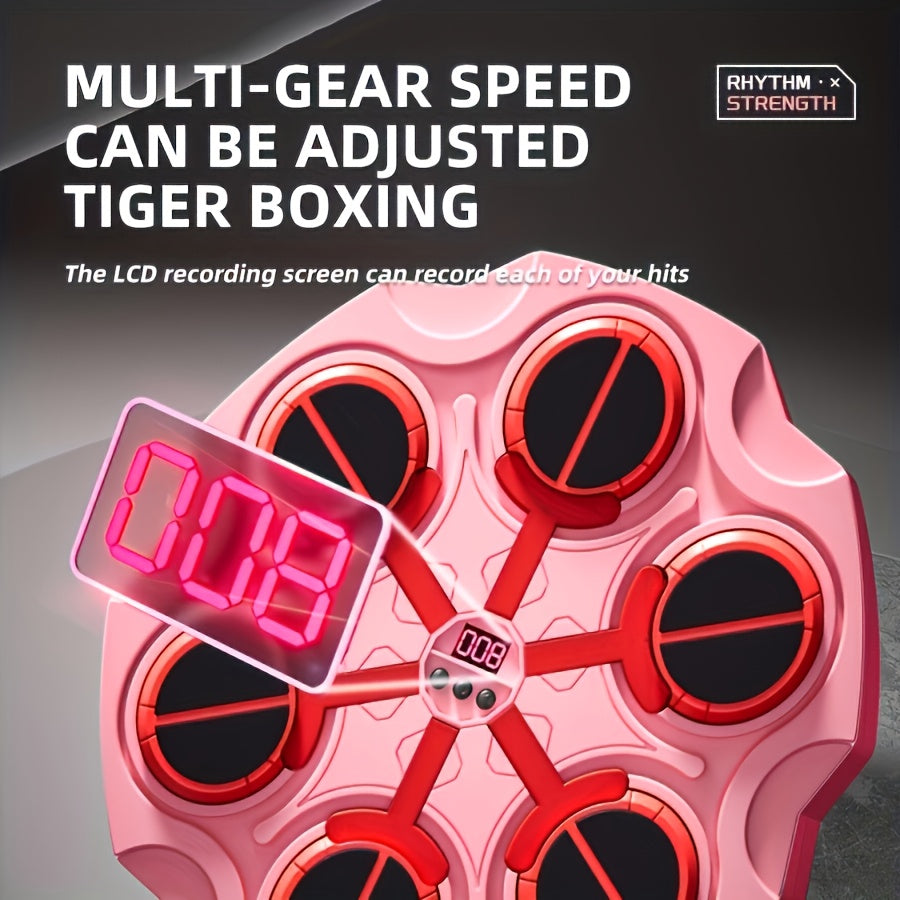 Music Boxing Machine 2 Upgrade Wall Mounted Home Gym Kids