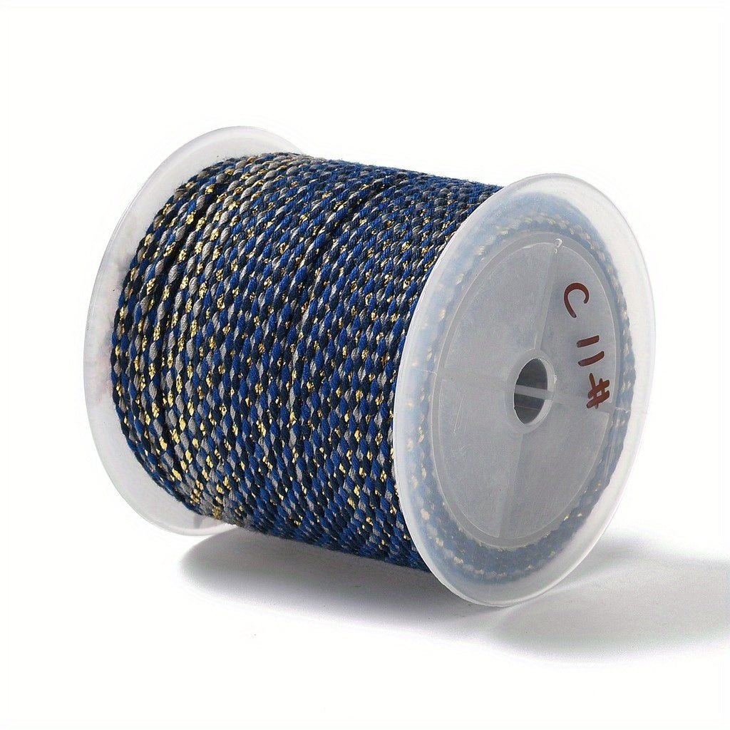 Heavy Duty Macrame Rope 4 Ply Dark Blue 21.8 Yards Roll