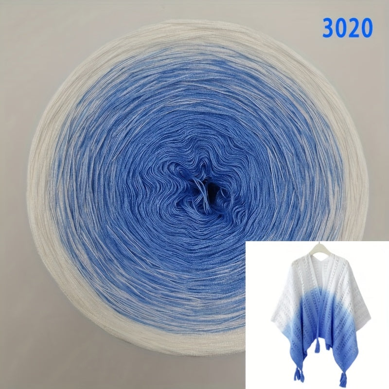 Hand Spun Gradient Cake Cotton Yarn Ombre 300g For Crochet