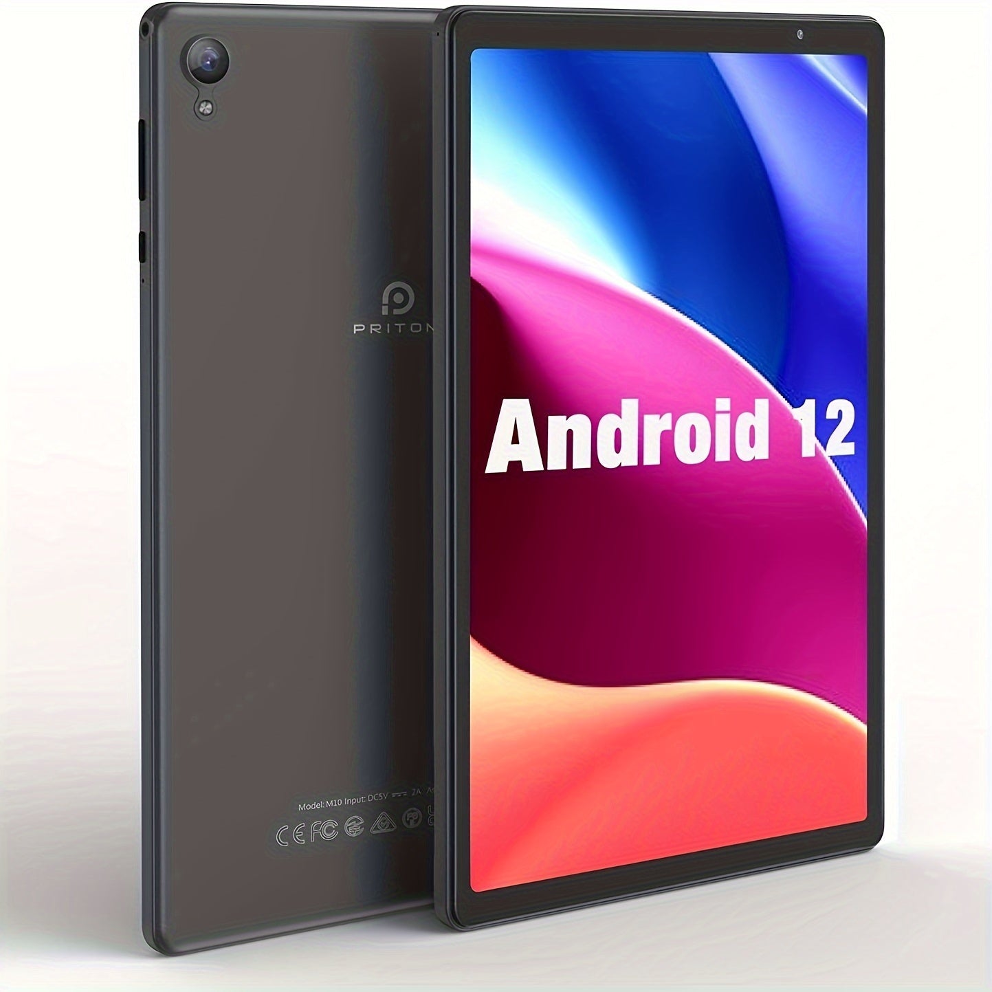 Pritom 10 Inch Android Tablet Quad Core 4GB RAM 32GB ROM