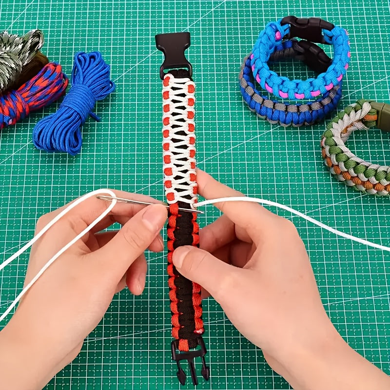 12 Color Nylon Rope Set 10.2 Ft Each For Bracelets Outdoor