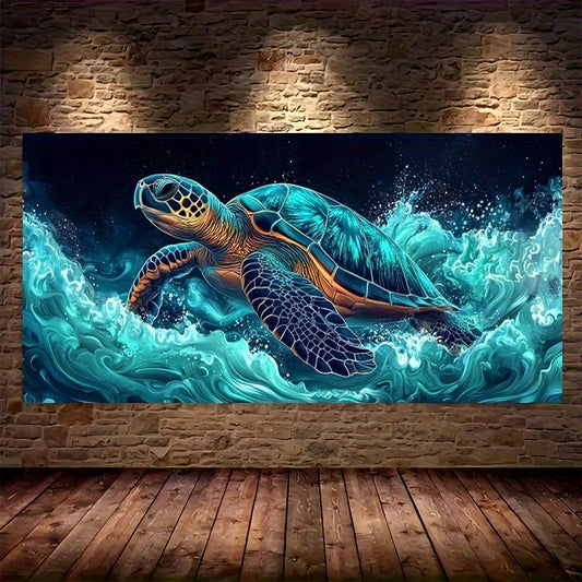 Large 5D DIY Diamond Painting Turtle Pattern Home Decor Set