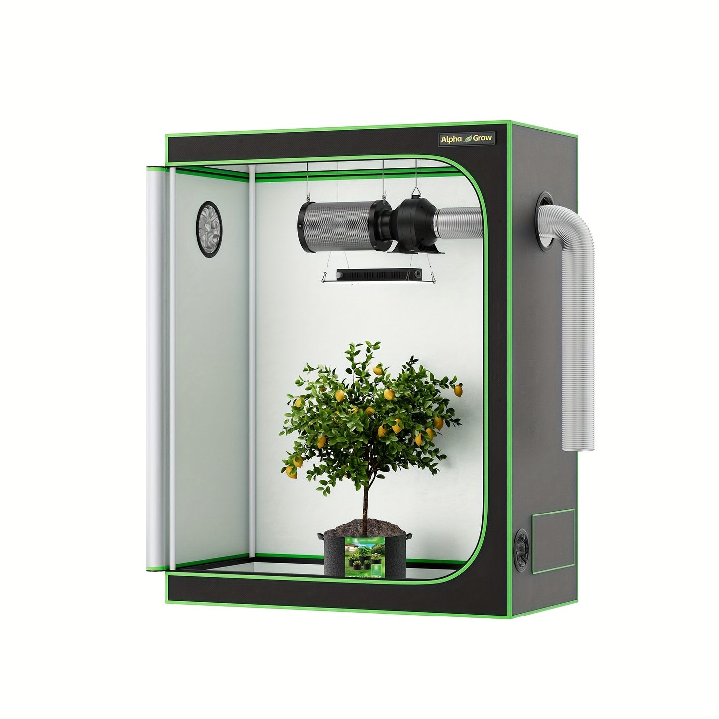 Alphagrow Portable Grow Tent 2x2 3x3 4x4ft Heavy Duty
