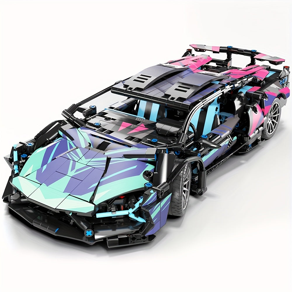 ProBrixx 1314Pcs 1 14 Scale Sports Car Model Kit For Adults