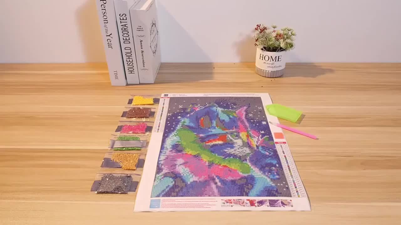 5D Diamond Painting Kit Dragon Pattern For Adults Beginners