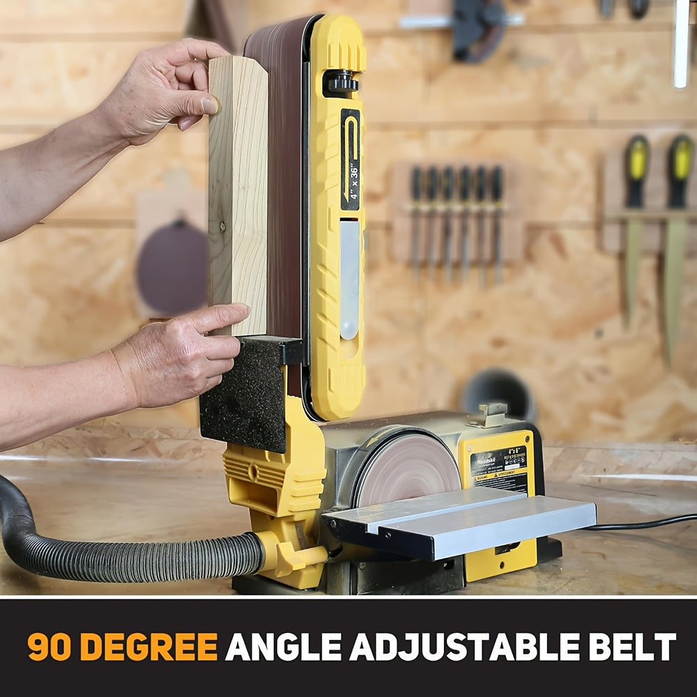 Bucktool Four Point Five Amp Belt Disc Sander With Base