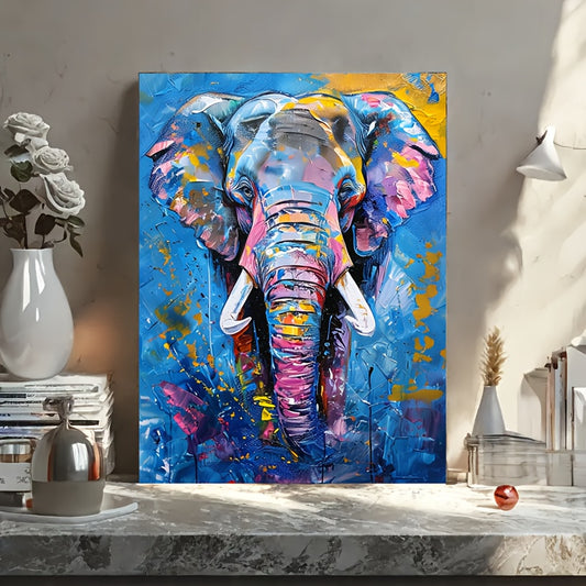 DIY Paint By Numbers Kit For Adults Vivid Elephant Design