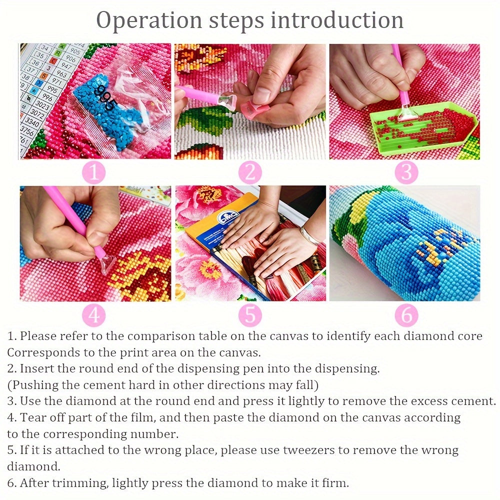 5D DIY Beach Diamond Painting Kit for Home Decor, 30x40cm