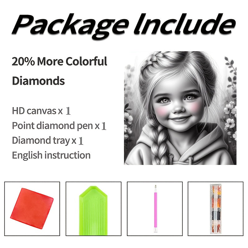 Complete Diamond Painting Kit Round Diamonds Full Drill