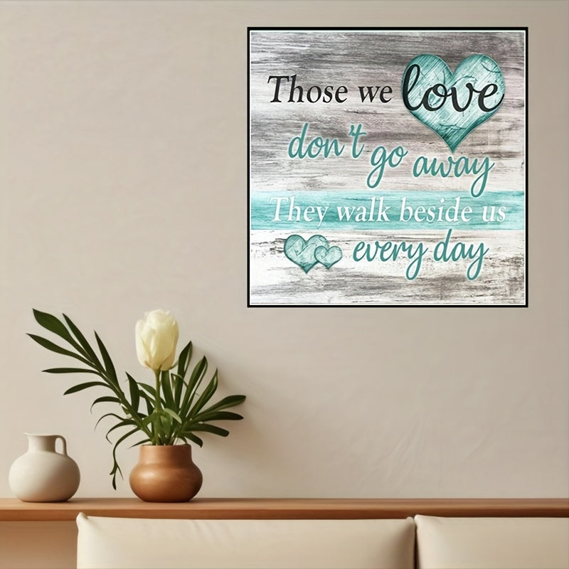 5D Round Diamond Painting Kit with Inspirational Wall Art