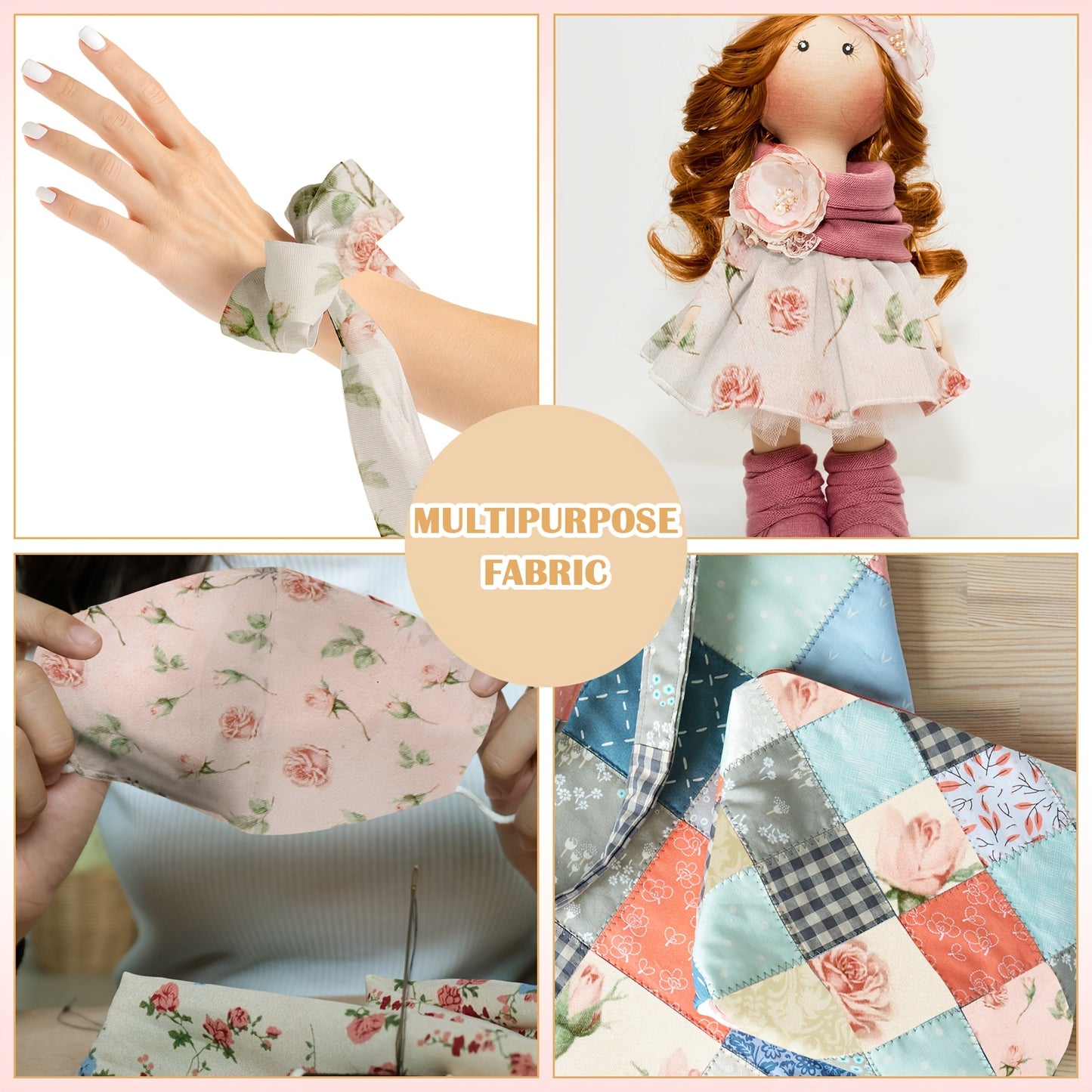 Sunflower Patchwork Precut Strips 2.56in Multicolor Bundles