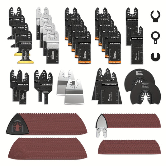 Titanium Oscillating Tool Blades Wood Metal Quick Release
