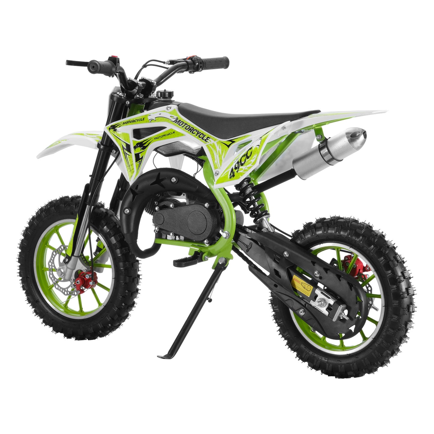 Gas-Powered Red 49cc 2-Stroke Kids Mini Motocross Bike