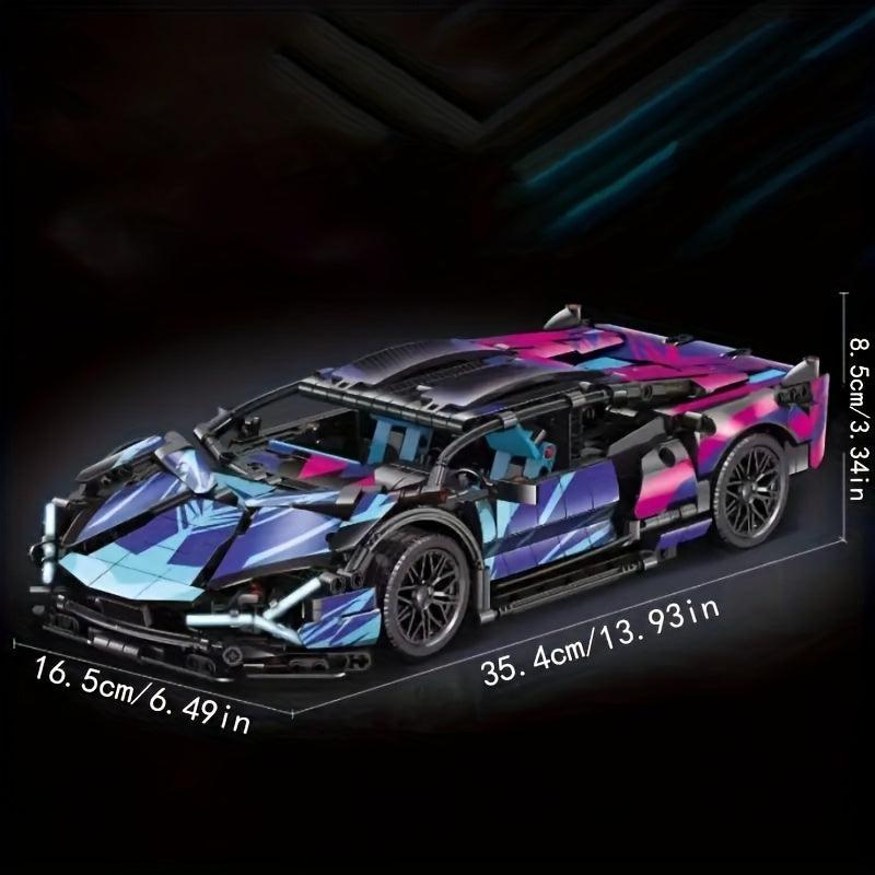 ProBrixx 1314Pcs 1 14 Scale Sports Car Model Kit For Adults