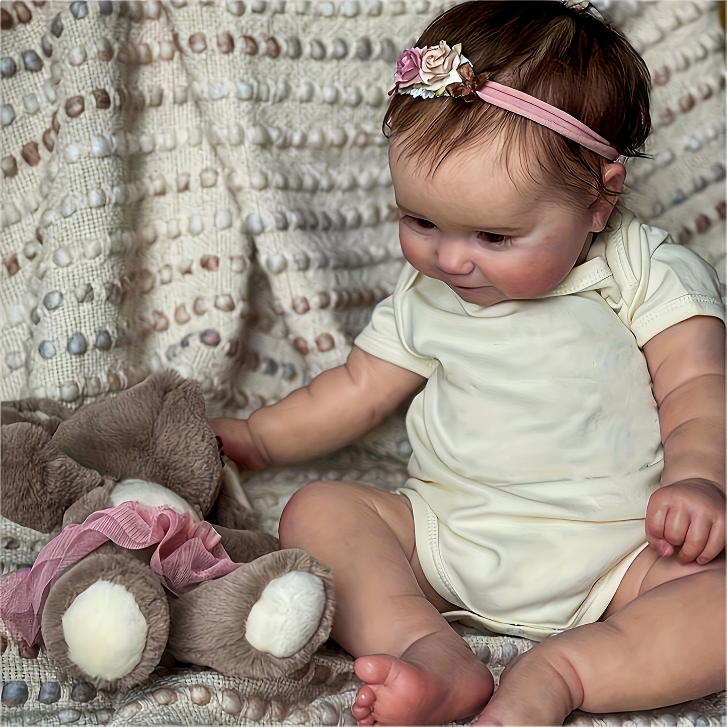 Dayoff Kids Reborn Baby Doll 20 Inch Vinyl Princess Gift