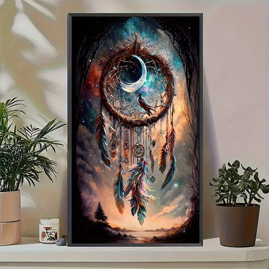 5D DIY Diamond Painting Kit Round Beads Magic Forest Canvas