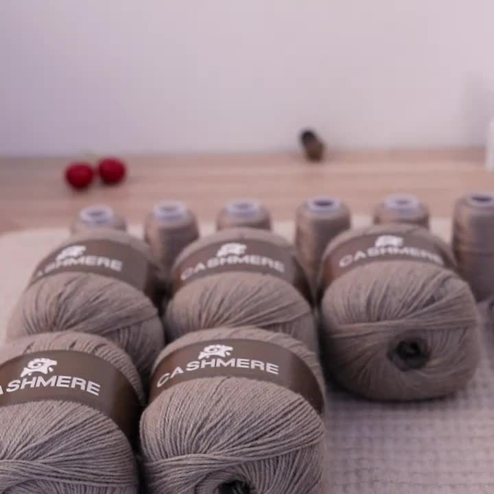 12 Pcs Premium Cashmere Yarn Anti Pill For Knitting
