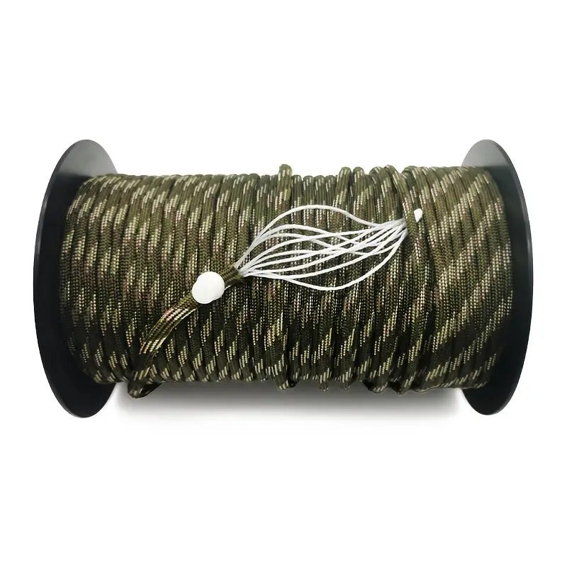 9 Core Heavy Duty Rope 4mm 1968 Inch Black Survival Cord