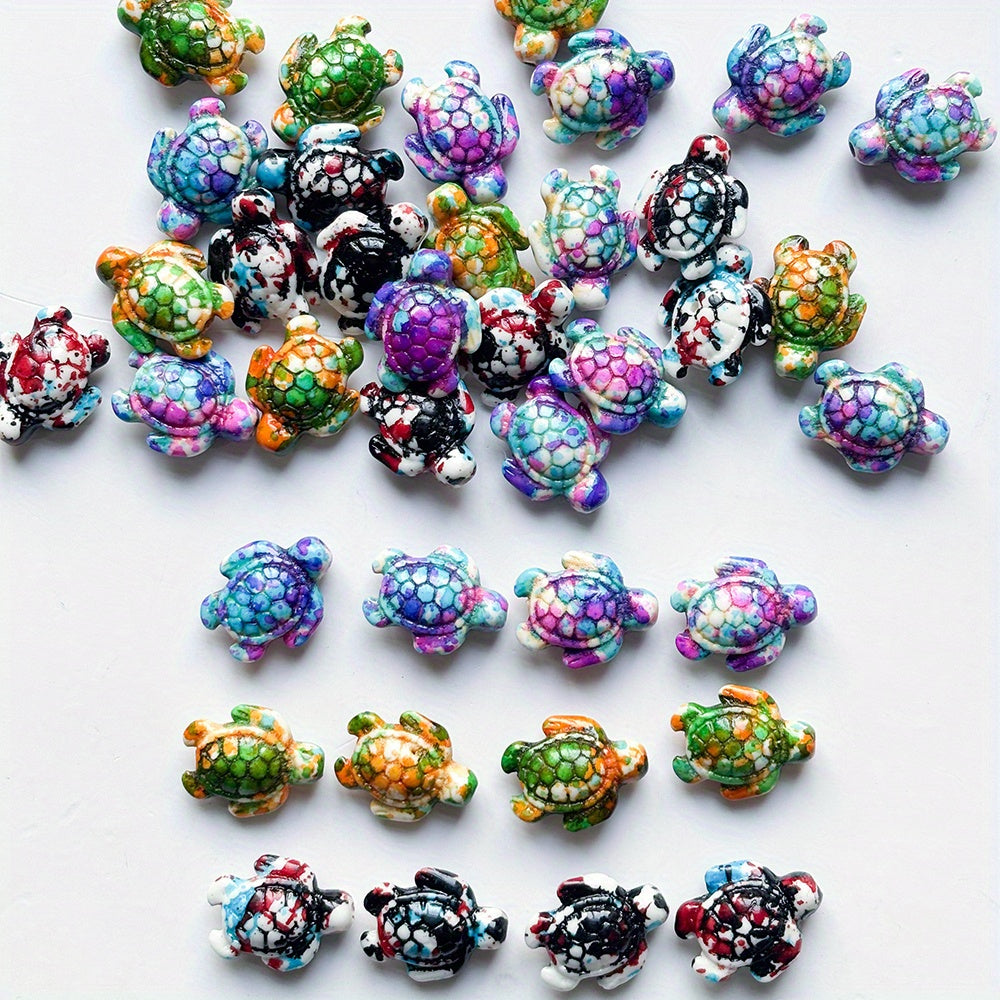 Sea Turtle Spacer Beads 110 Pieces Gradient Stone Jewelry