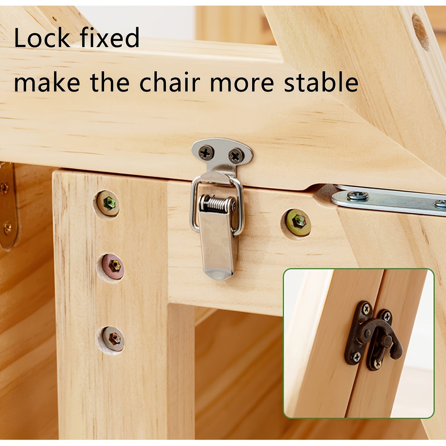 Four In One Solid Wood Ladder Stool For Kitchen And Bath