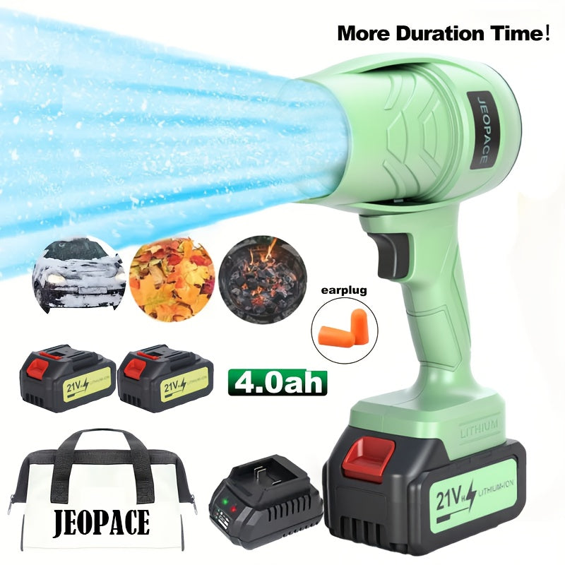 Handheld Cordless Leaf Blower with Lithium Battery and Fast Charger