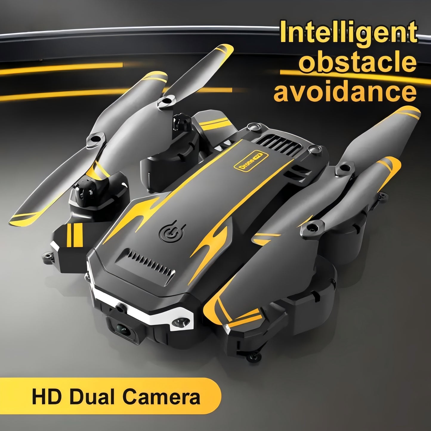 HD Dual Camera WiFi FPV Foldable Drone with 2 Batteries