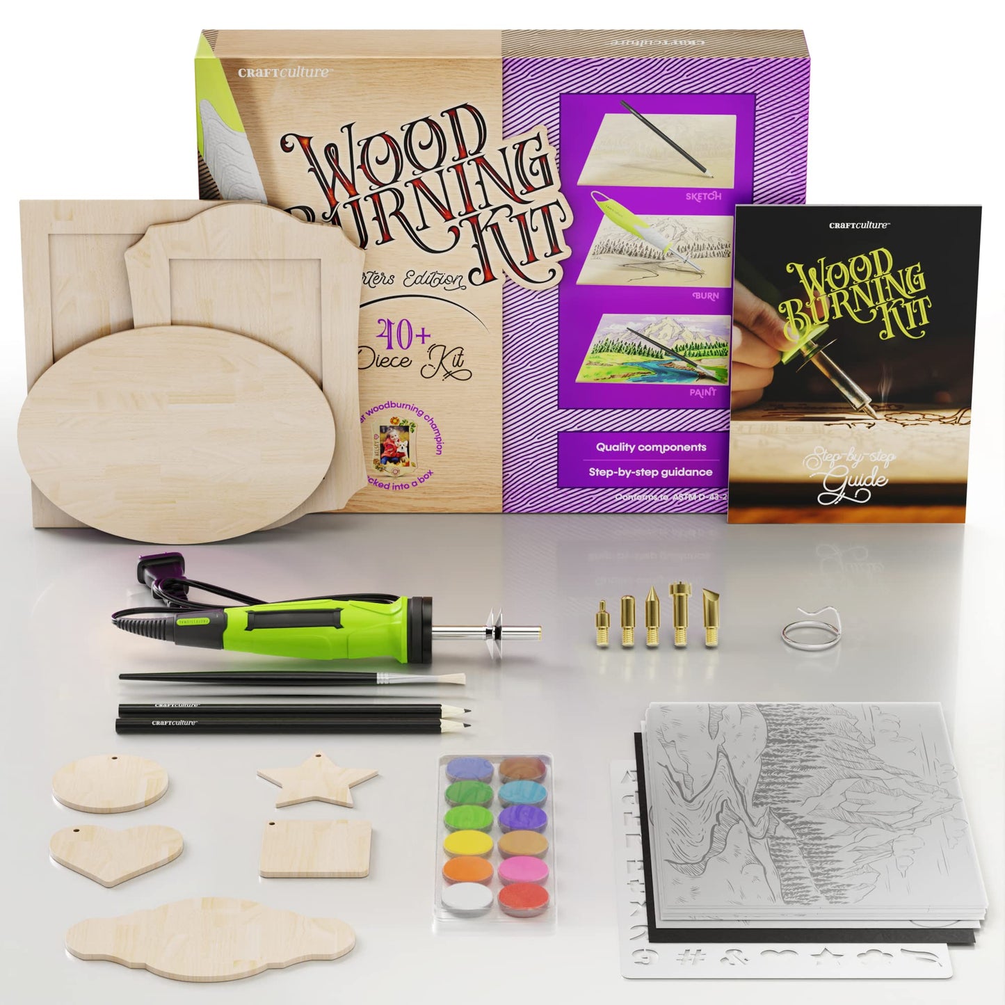 Beginner Wood Burning Kit For Kids And Teens Craft Set