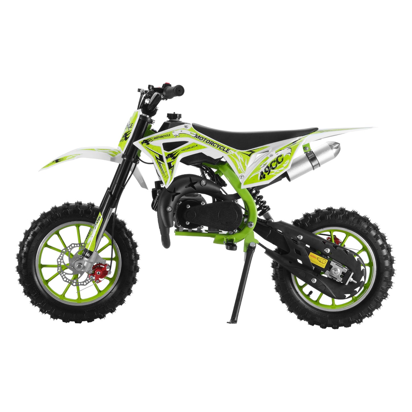 Gas-Powered Red 49cc 2-Stroke Kids Mini Motocross Bike