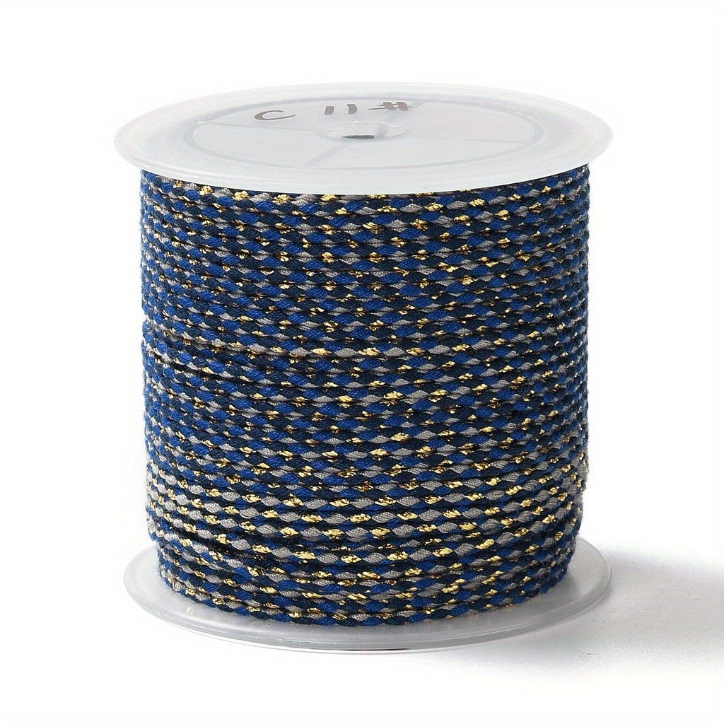 Heavy Duty Macrame Rope 4 Ply Dark Blue 21.8 Yards Roll